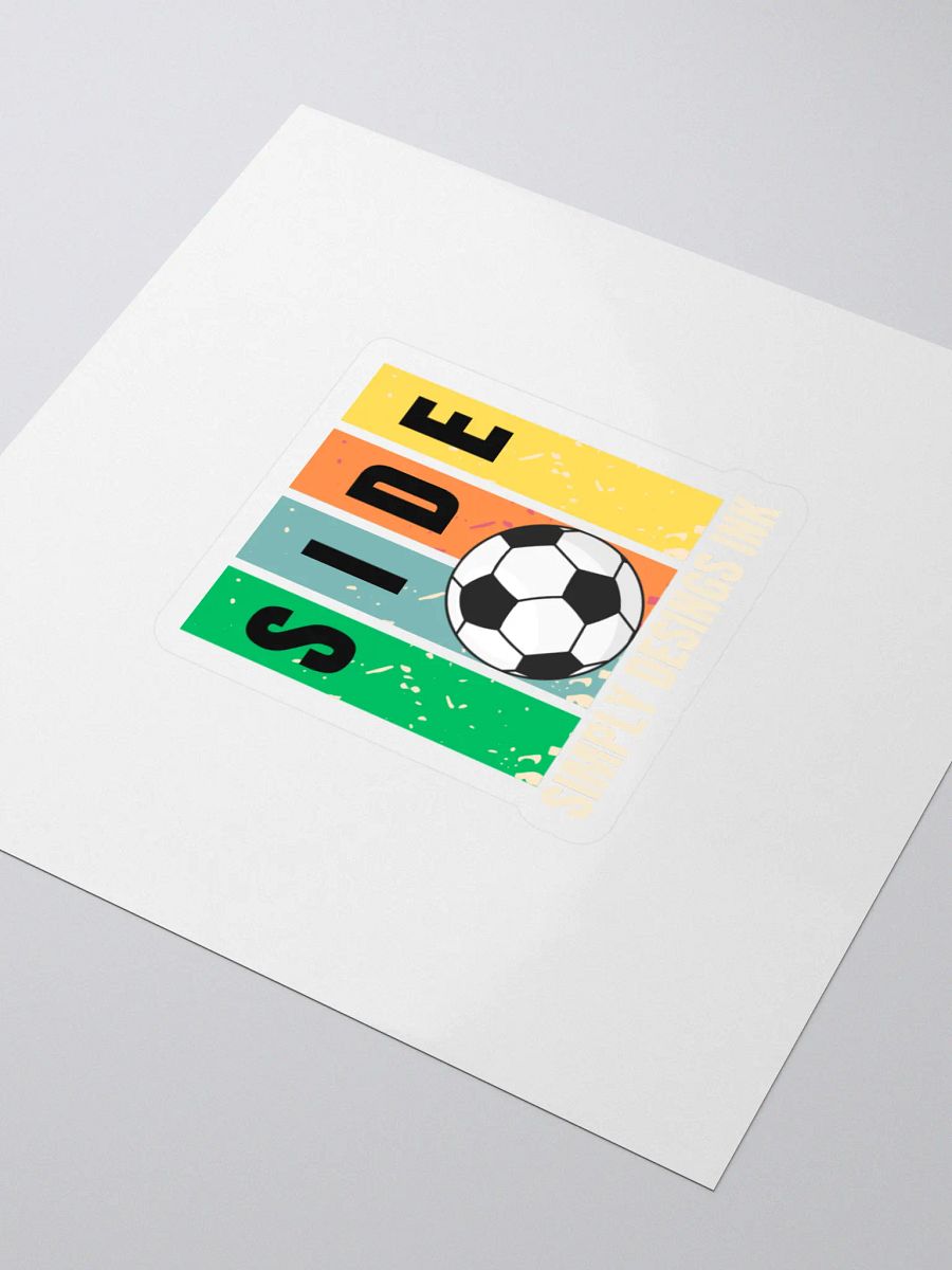 Soccer Ball Spectrum Kiss Cut Stickers product image (3)