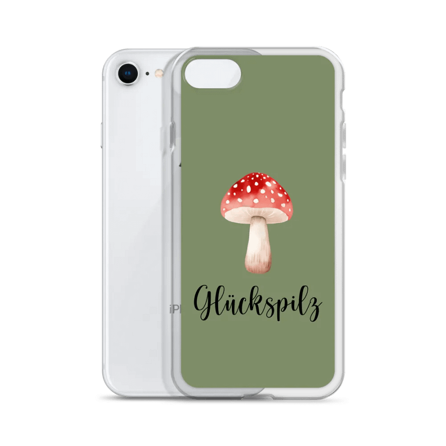 Glückspilz Lucky Mushroom iPhone Clear Case product image (2)