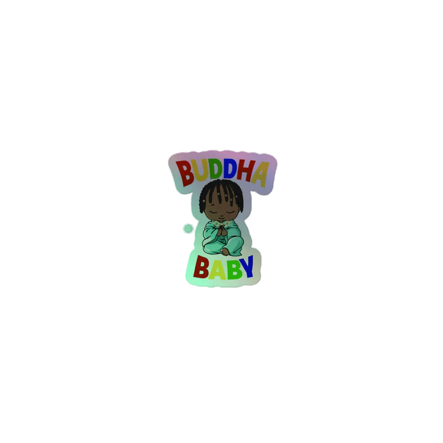 Buddha Baby Holographic Sticker Set product image (1)