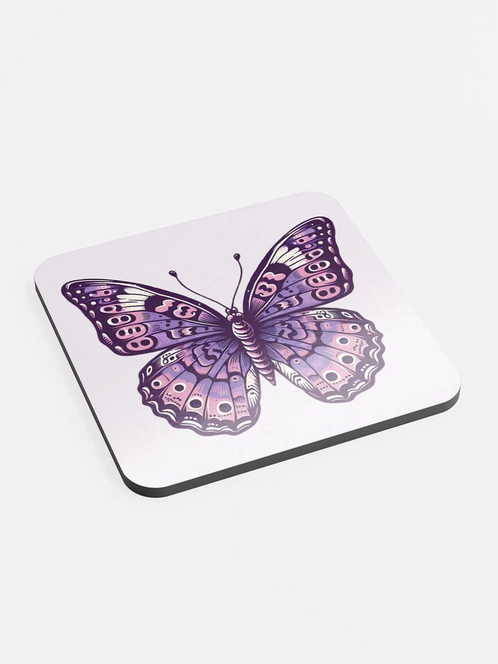 Purple Emperor Butterfly Cork Coaster product image (1)
