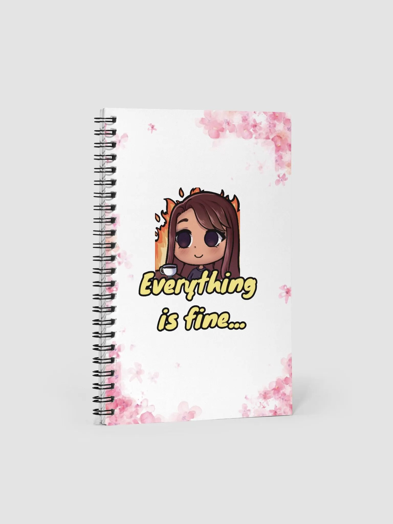 Ironic Calmness Spiral Notebook product image (1)