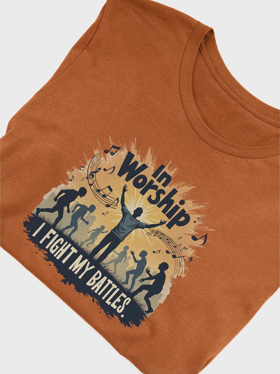 In Worship, I Fight My Battles - Spiritual Warfare T-Shirt product image (28)