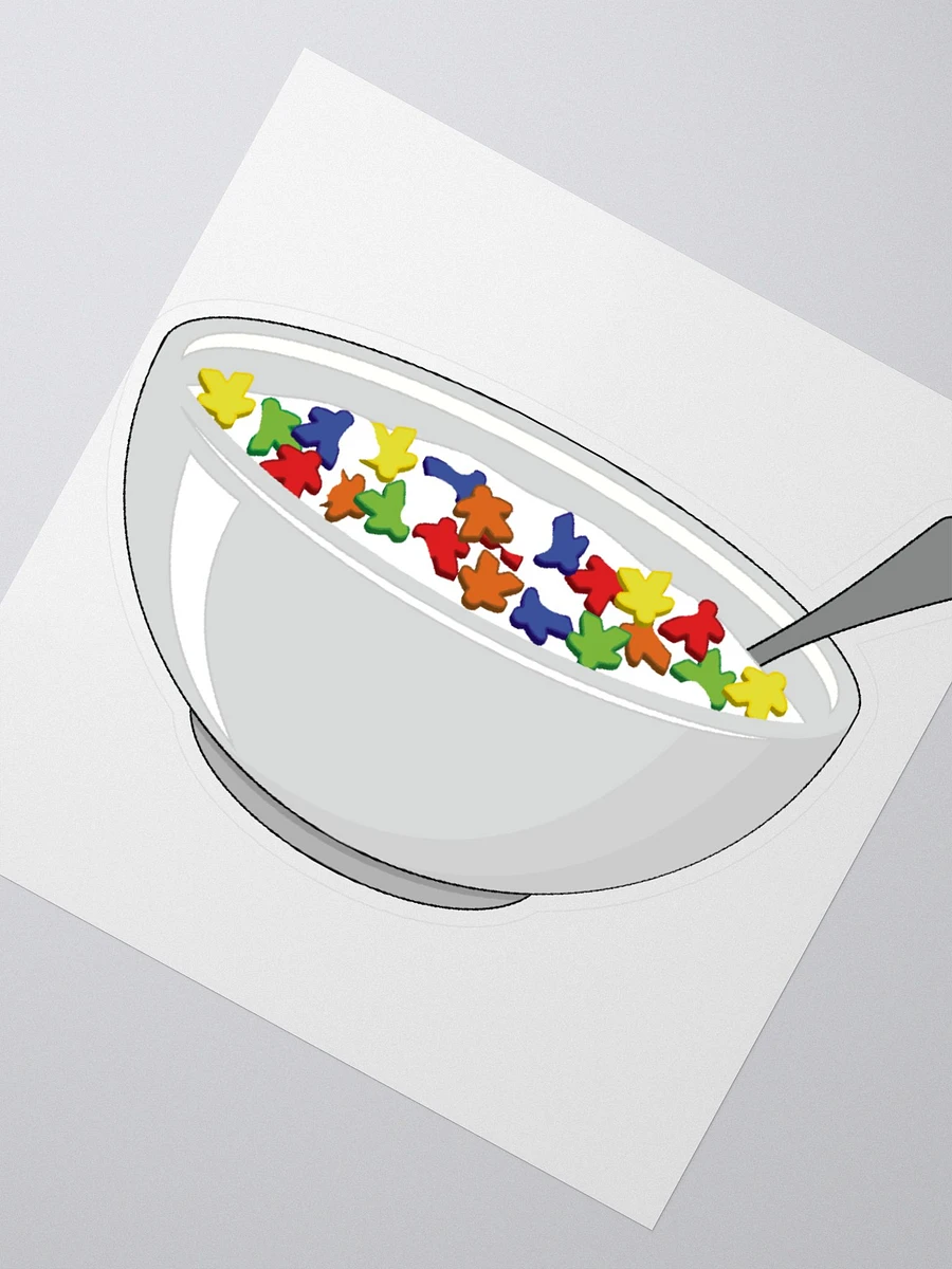 Crunchy Meeple Cereal Sticker product image (2)