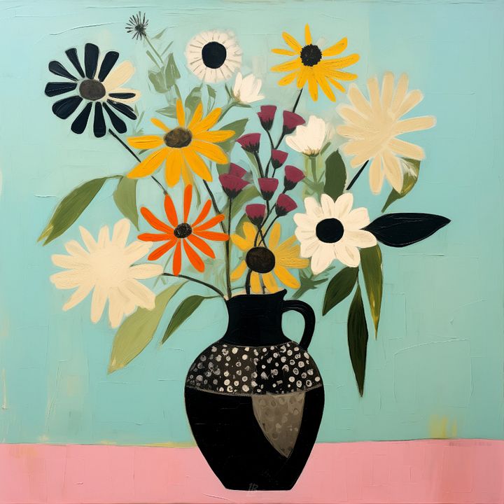 Art2401-56 Vase Flowers Still Life - Digital Download product image (1)