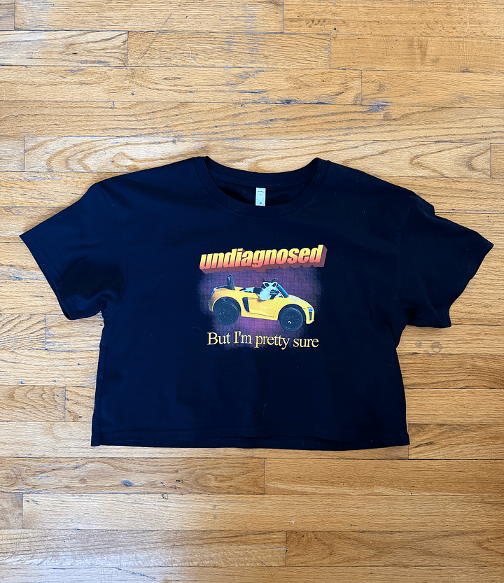 Undiagnosed but I'm pretty sure crop top product image (2)