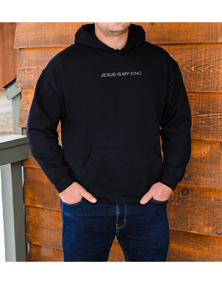 Jesus Is My King Christian Hoodie - Adult Hooded Sweatshirt product image (2)