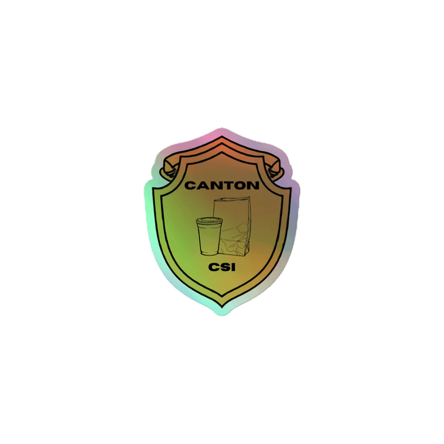 Canton CSI Badge Holographic Sticker product image (1)