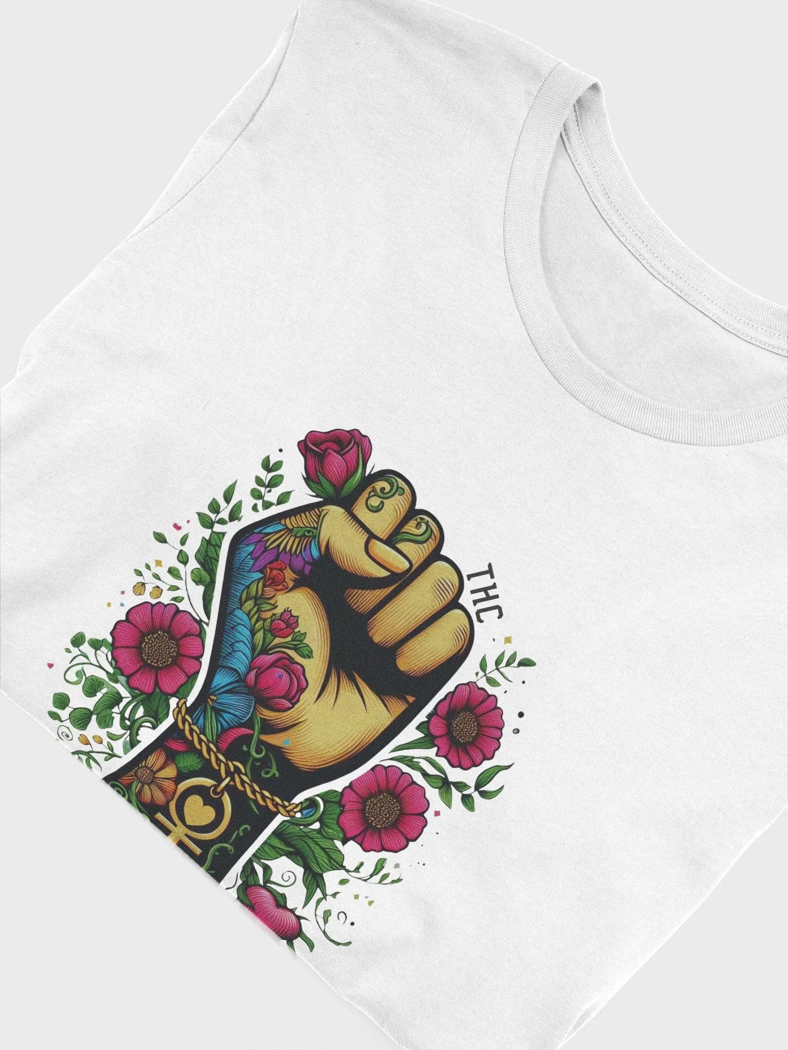 Empowerment Fist Floral T-Shirt product image (30)