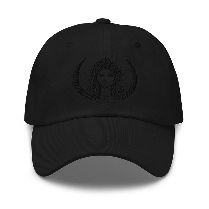CIRCEMOON Signature Goddess Emblem Cap - tonal black product image (1)