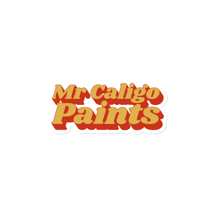 Mr Caligo Paints - Die-Cut Magnet product image (2)