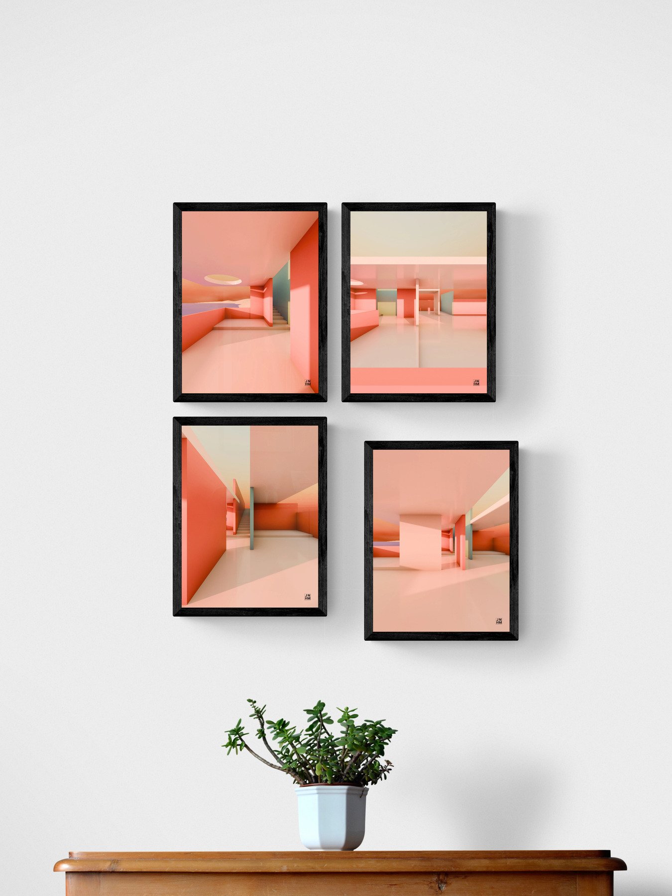 Architectural Landscape - Summer Pastel 02 12"x16" product image (6)