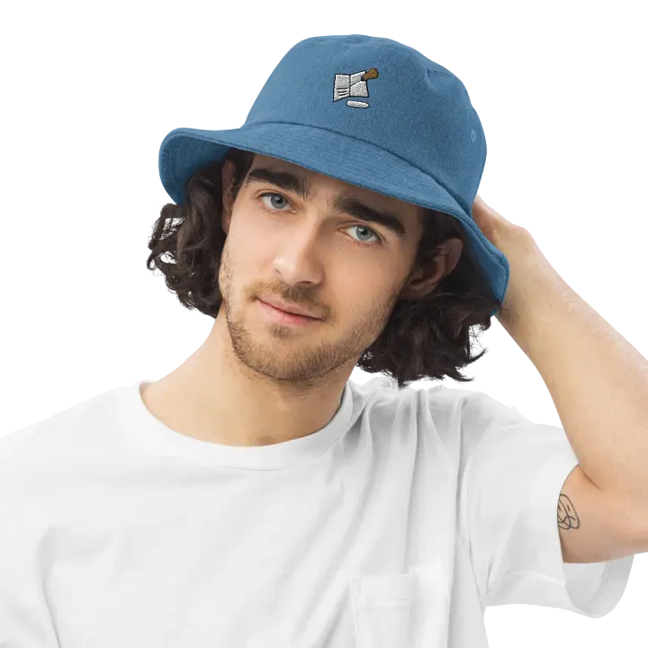 Awl Punch Denim Bucket Hat product image (24)