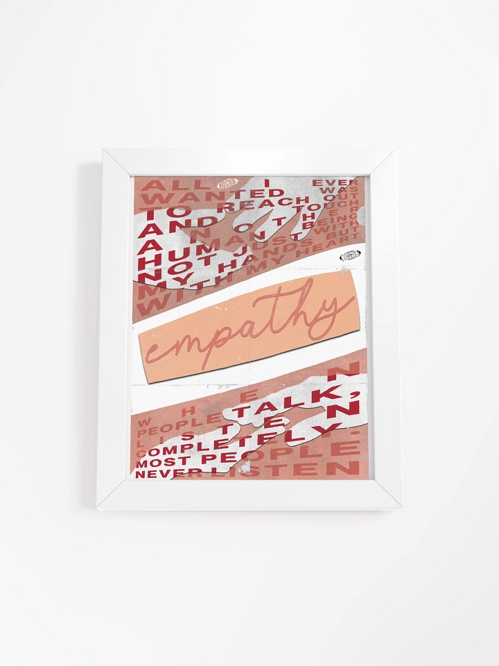 "Empathy" (Bleeding Through) Poster Print product image (4)