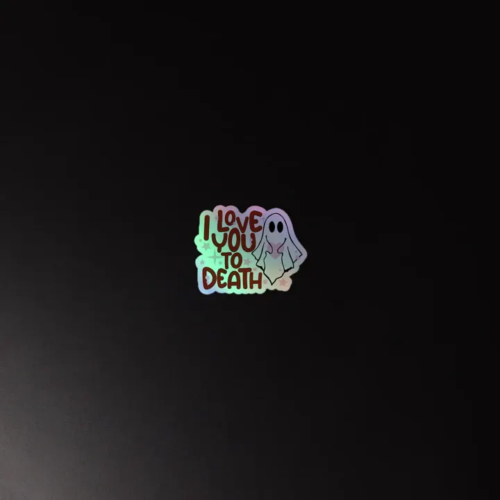 Death Love: Cut Holographic Sticker product image (4)