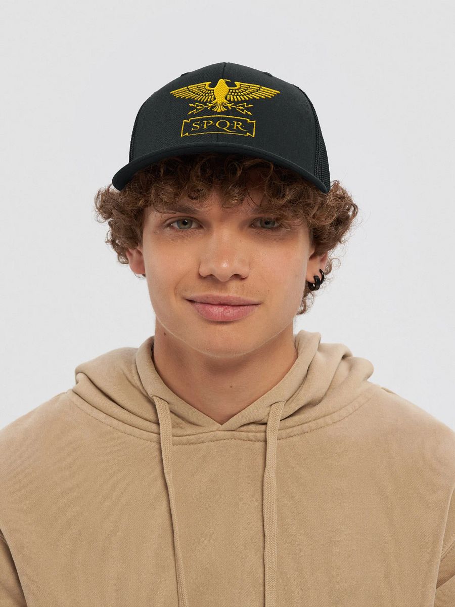 SPQR - Black Trucker Cap product image (5)