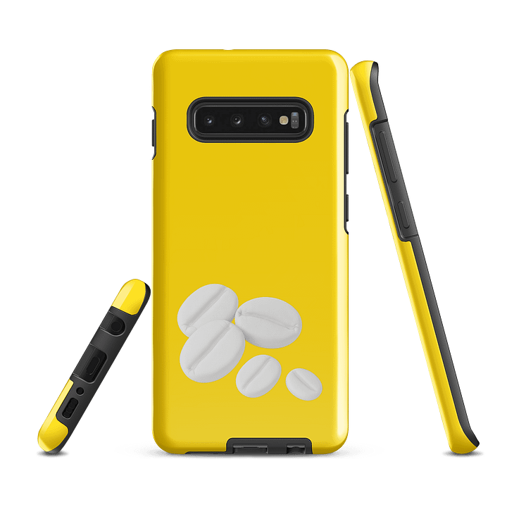 Yellow They Are Coffee Beans I Swear! White Coffee Beans Samsung® Tough Case product image (5)