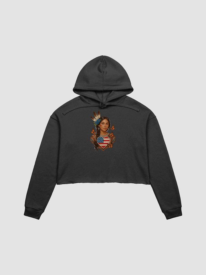 Feathered Beauty Crop Hoodie product image (2)