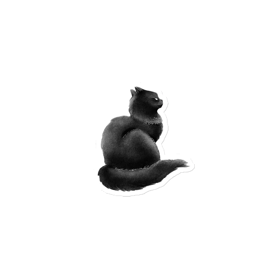 Fluffy Feline Die-Cut Magnets product image (1)