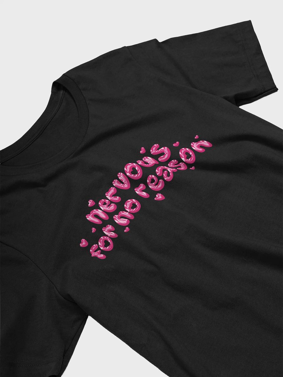 Nervous For No Reason Hearts T-Shirt (Black) product image (3)