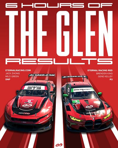 2025’s 6 Hours of the Glen is complete!

EternalRacing.com | Jack & Milo had a great run going in top split, however about 4 ...