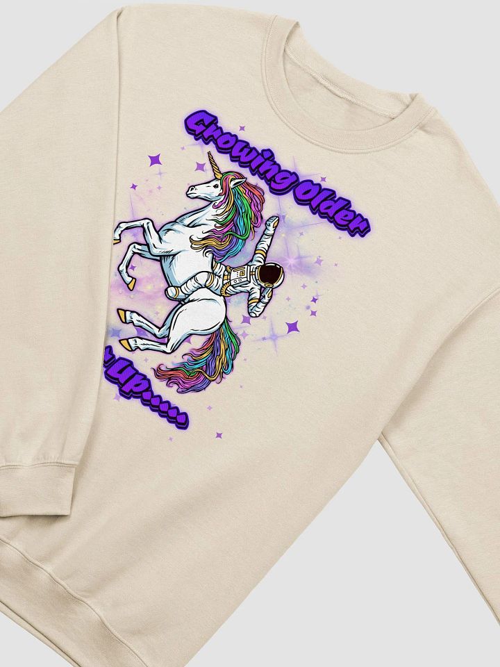 Galactic Unicorn Birthday Adventure classic crewneck Sweatshirt product image (2)