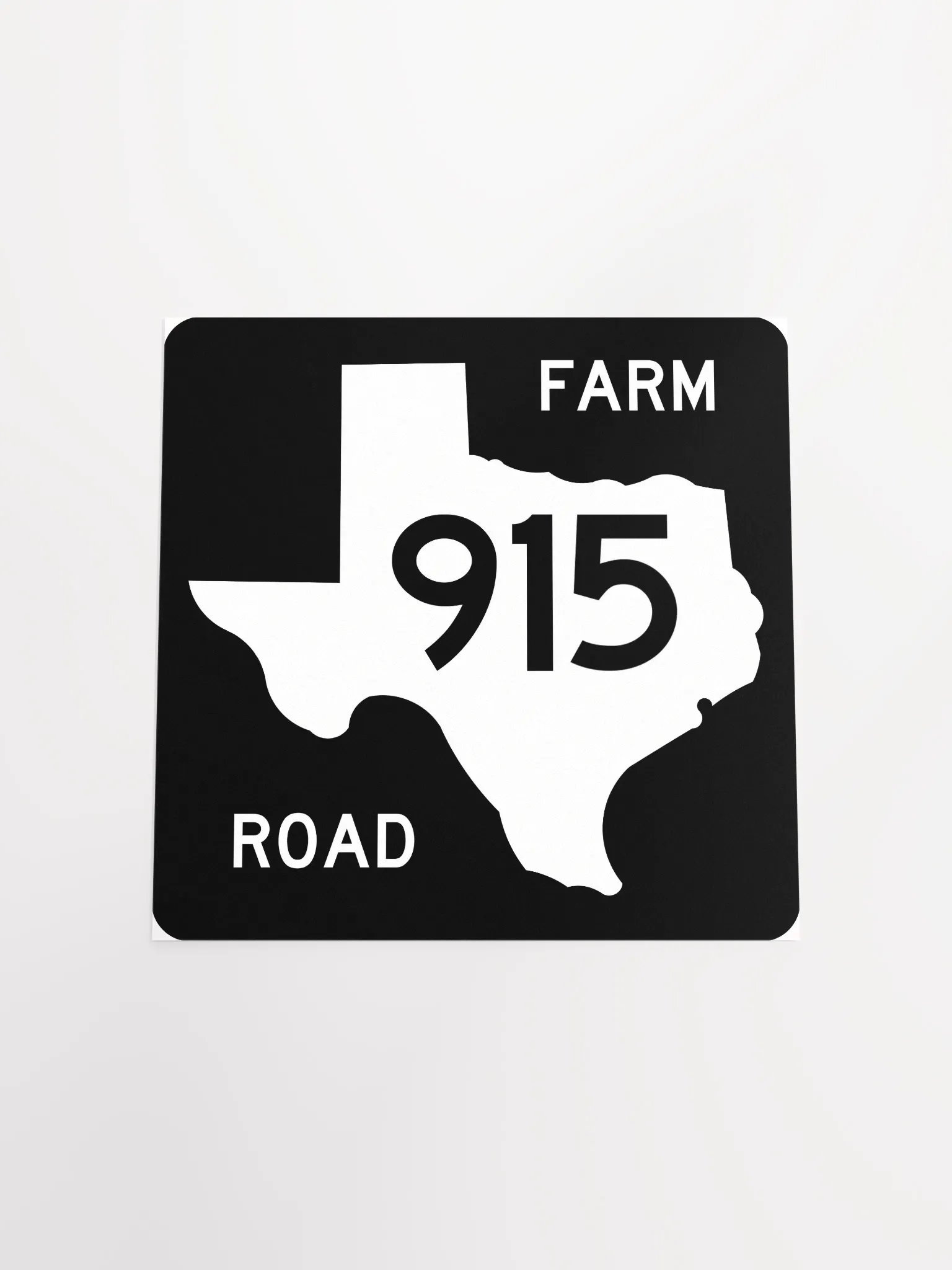 Texas Farm Road Sign FM 915 Poster product image (11)