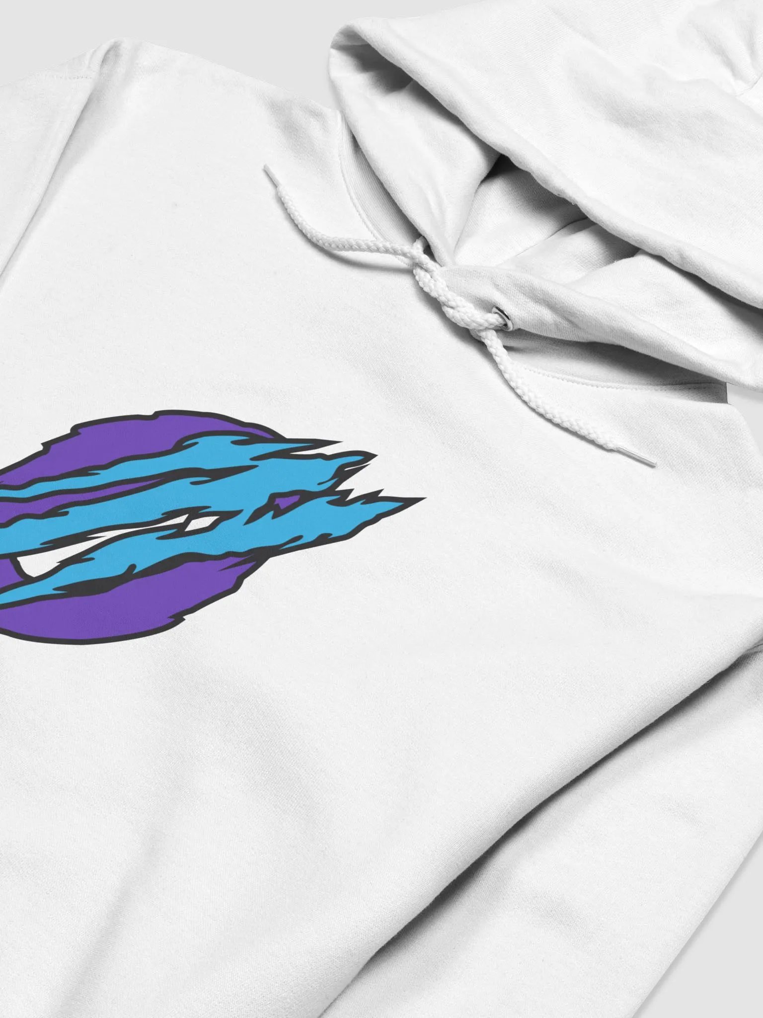 Zer0 Logo Blue/Purple White Hoodie product image (3)