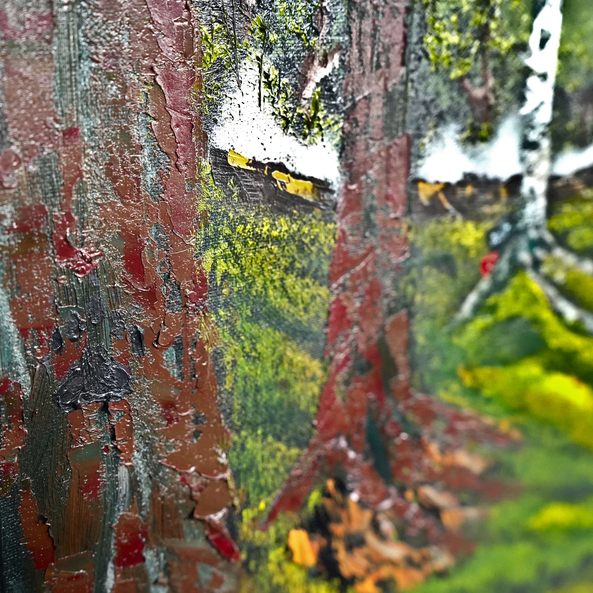 The Reach Between Worlds (Comission/Original) 24x48 Canvas product image (8)