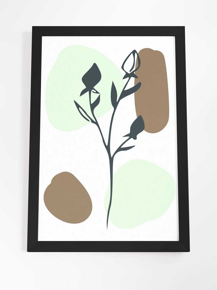 Minimalist Botanical Bliss Framed Poster product image (21)