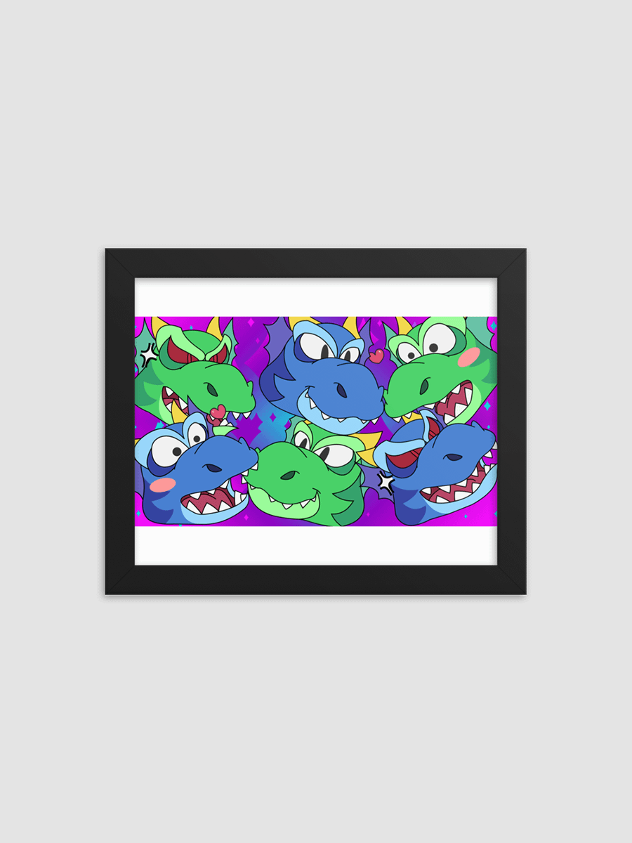 Lots of Dragons Enhanced Matte Paper Framed Poster product image (2)
