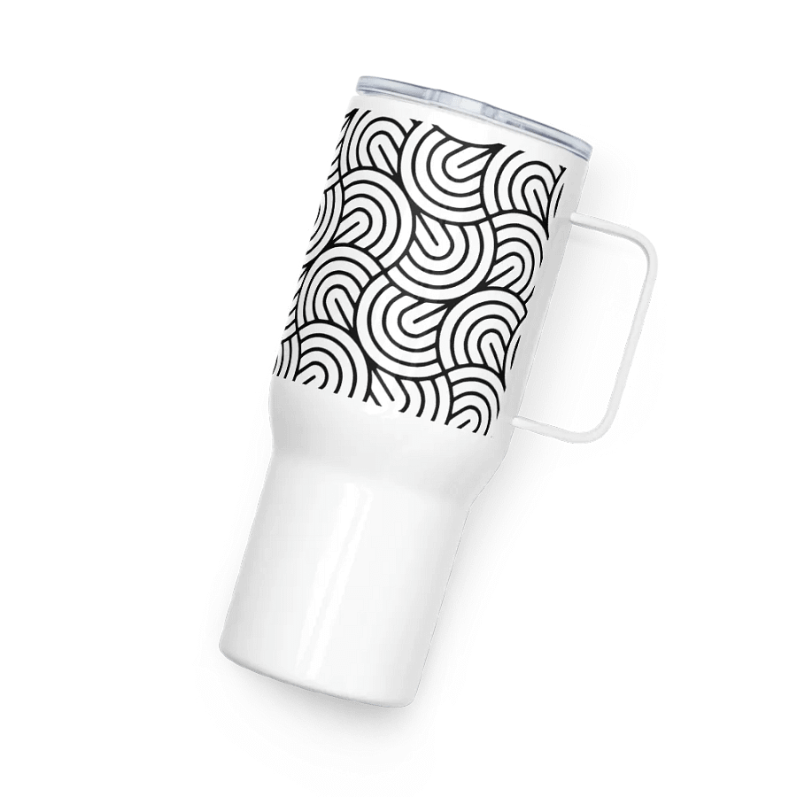 Monochrome Maze 25oz Travel Mug product image (4)