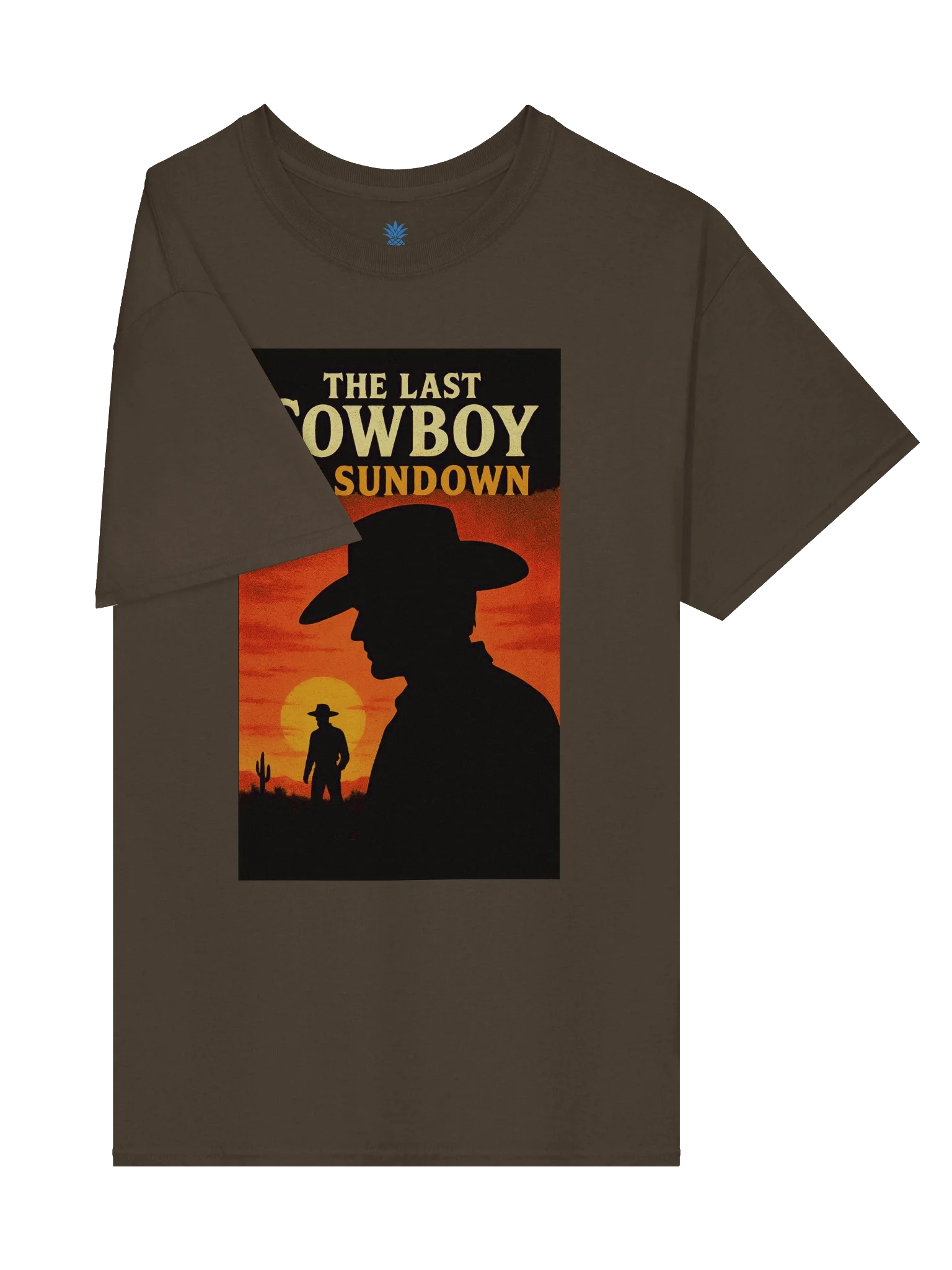 The Last Cowboy at Sundown Faux 1950's Film Poster Boxy Fit Unisex T-Shirt product image (16)