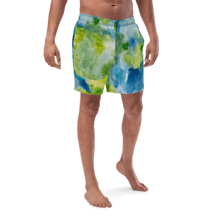 Green Watercolor Men Trunks product image (1)