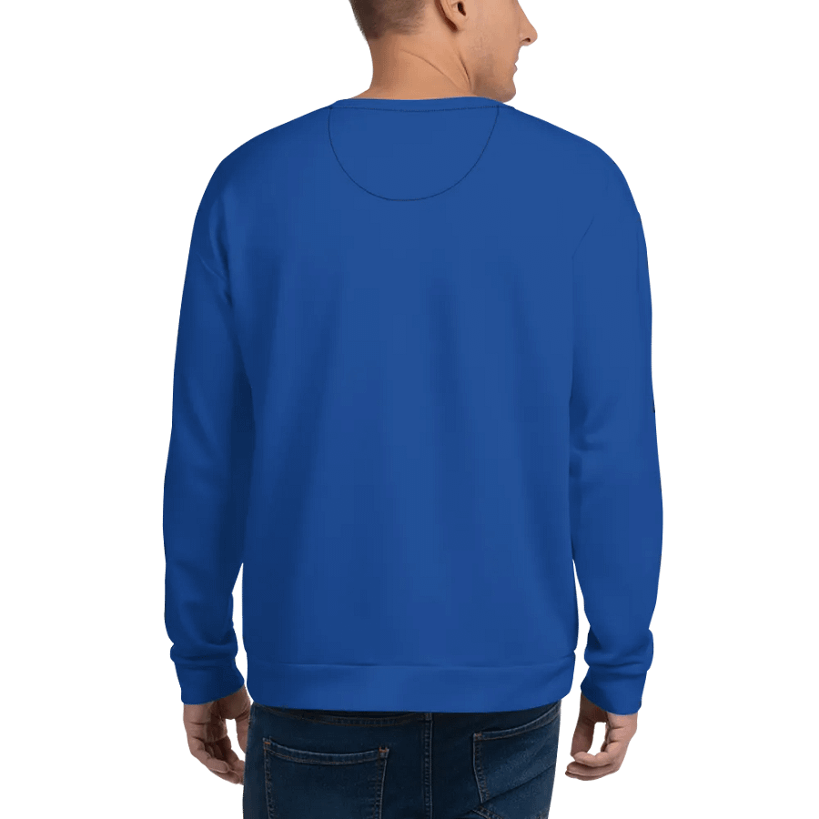 Plain Ocean Blue True Summer Unisex Recycled Polyester Heavyweight Premium Sweatshirt by Treasure Pie product image (7)