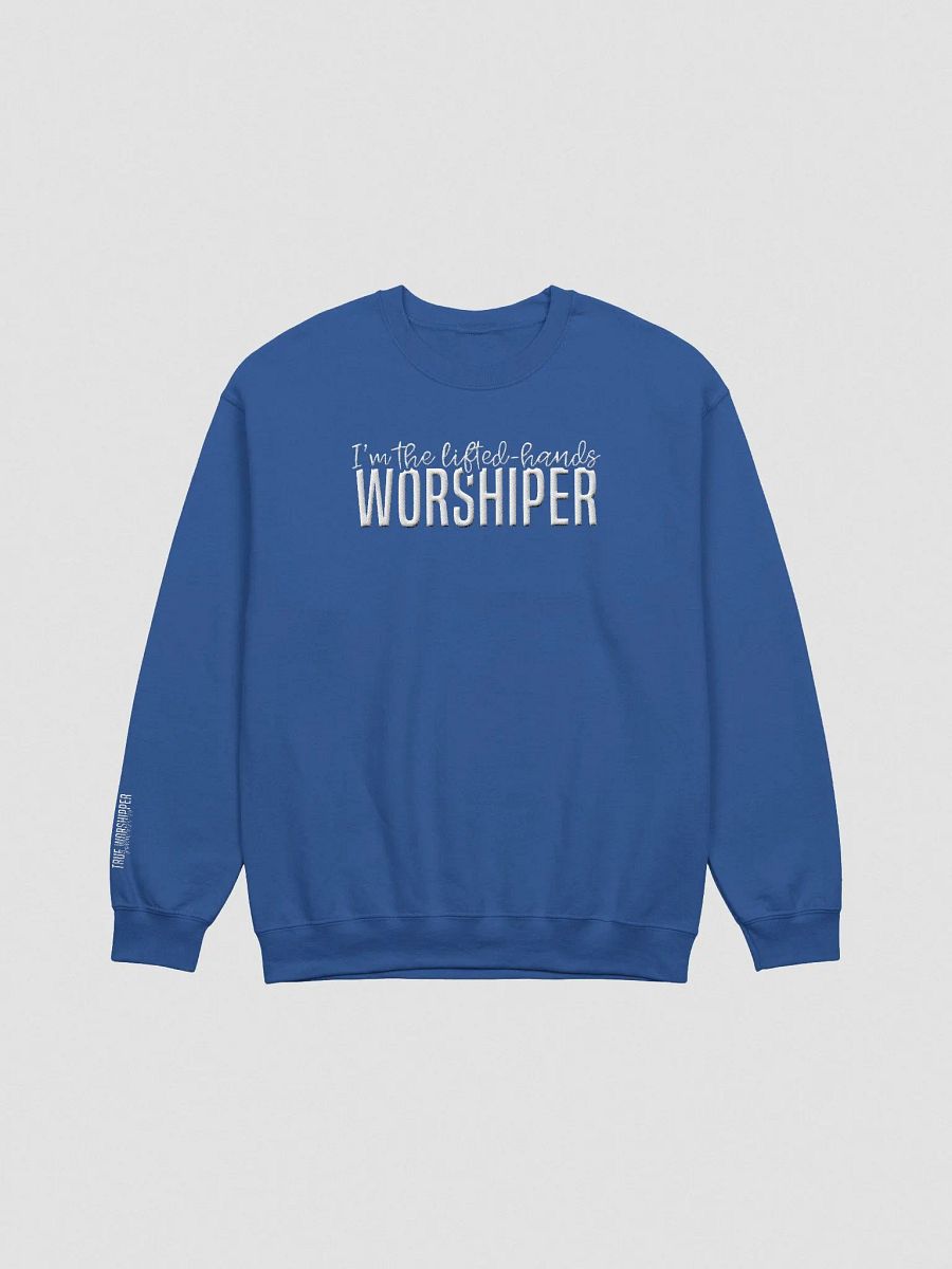 The Lifted Hands Worshipper Embroidered Sweatshirt – True Worshipper Collection product image (7)