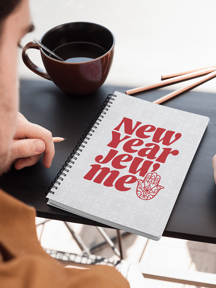 New Year, Jew Me Dotted Spiral Notebook product image (1)