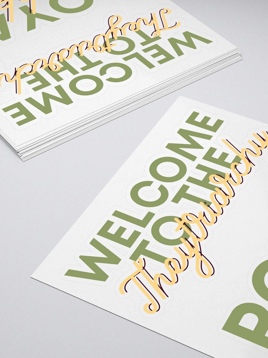 Stickers: Welcome to the Theytriarchy product image (4)
