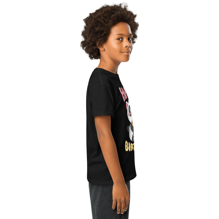 Happy Birthday (Panda Eating Noodles) T-Shirt For Kids product image (7)