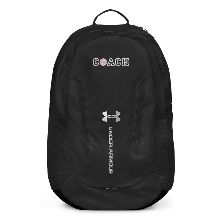 Embroidered Baseball Coach Under Armour® Water-Resistant Backpack product image (1)