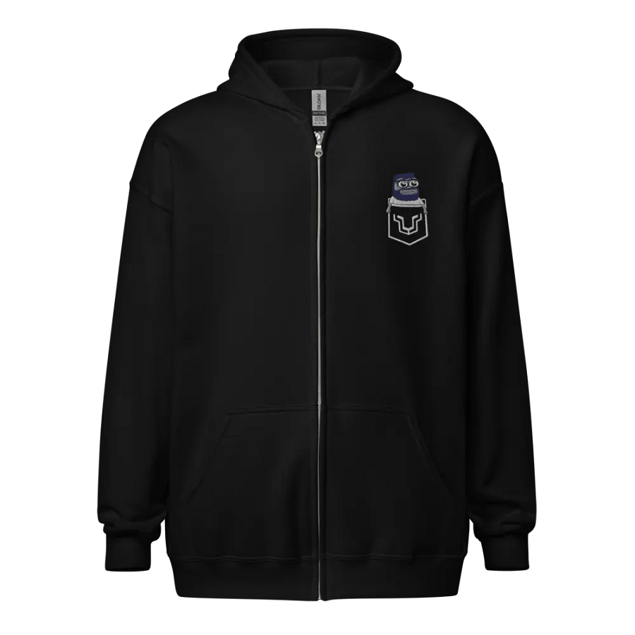 Embroidered pocket homie hoodie product image (1)