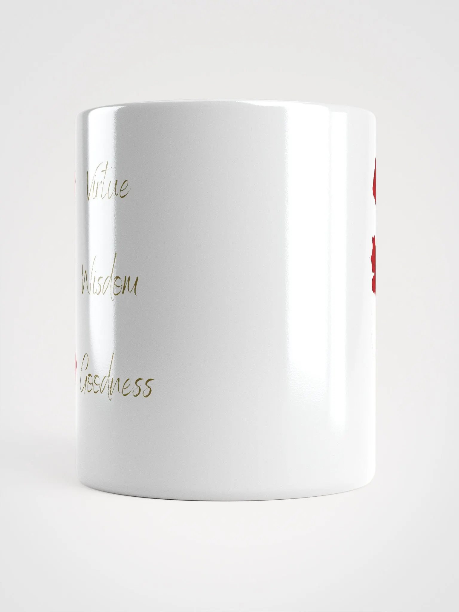Virtue Wisdom Goodness Poppies Mug product image (5)