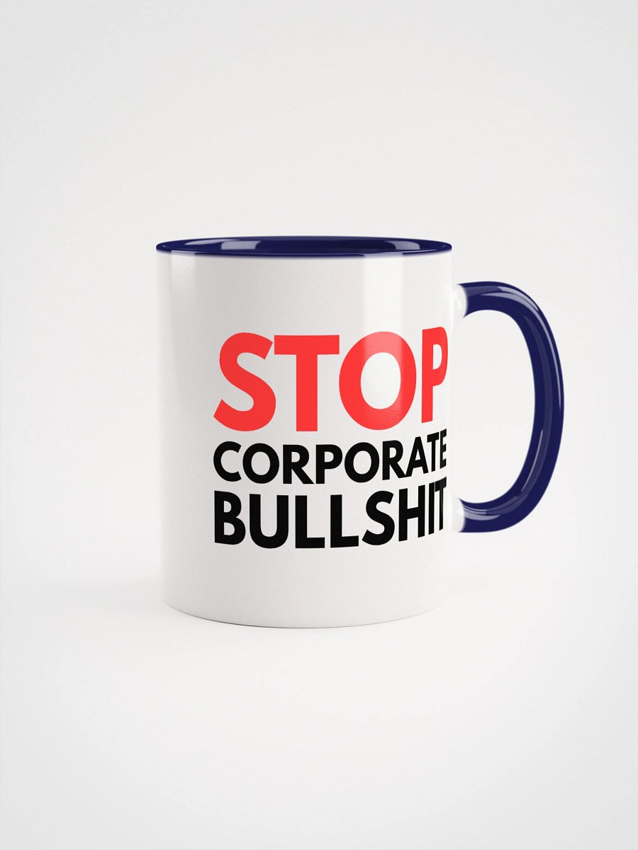 STOP corporate bullshit Mug product image (5)