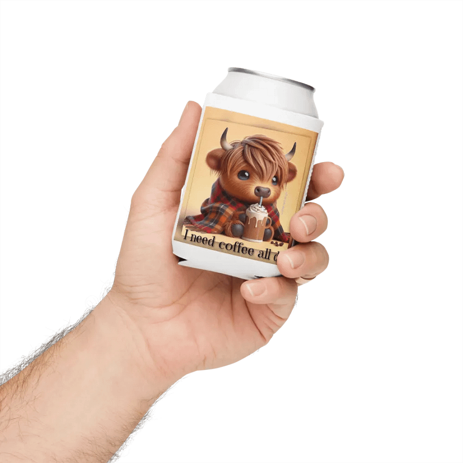 Coffee Cow Can Cooler product image (5)