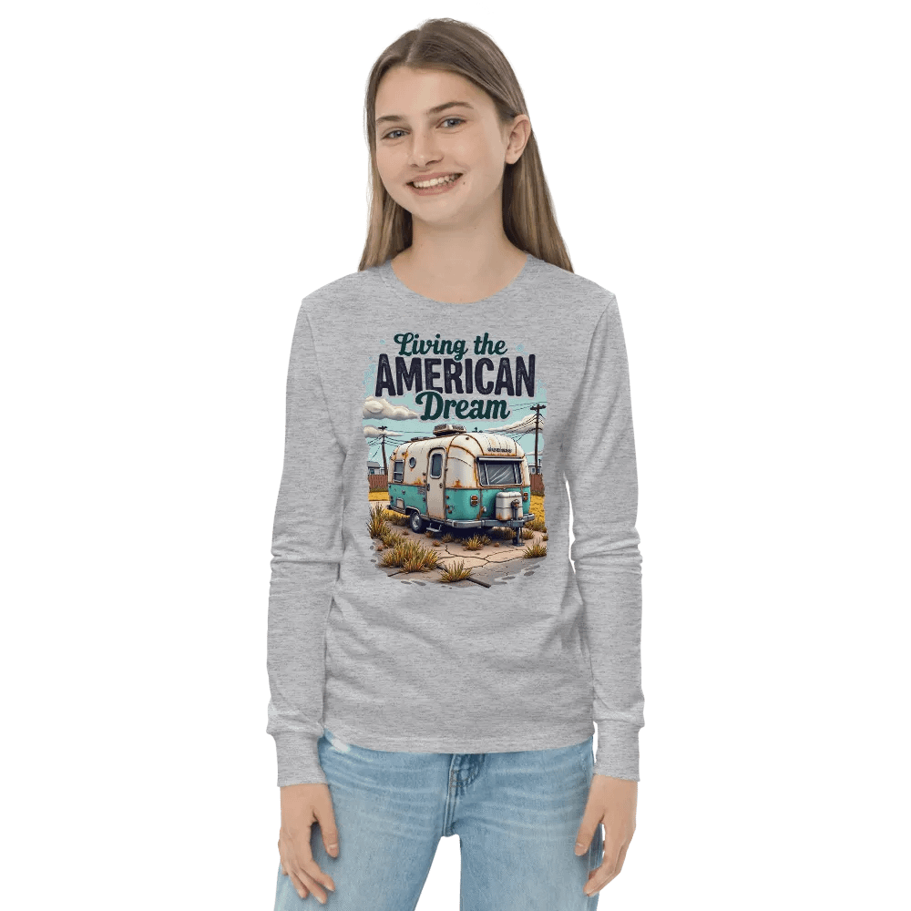 Vintage American Dream Camper Long Sleeve Tee product image (9)