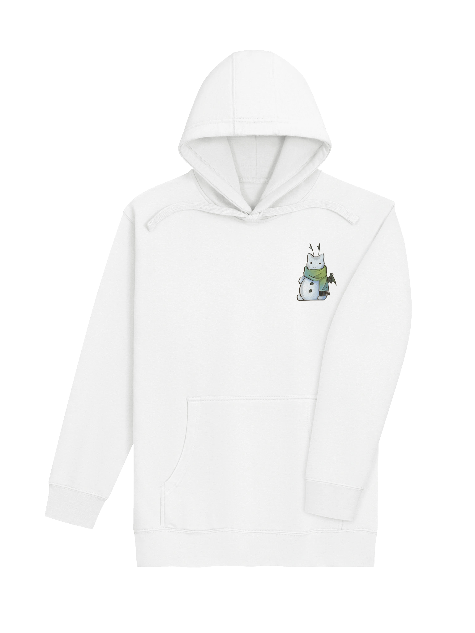 Christmas Snowcat hoodie (light edition) product image (4)
