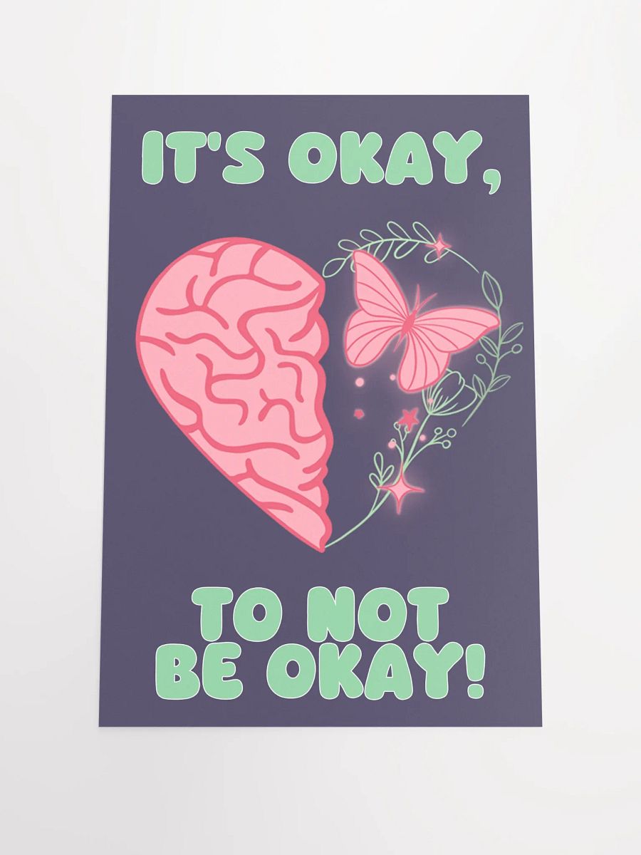 Mental health poster - It's okay to not be okay product image (1)