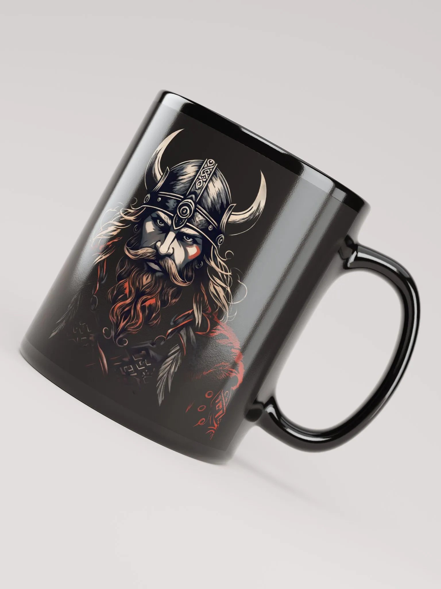 Black Glossy Mug - Viking product image (4)