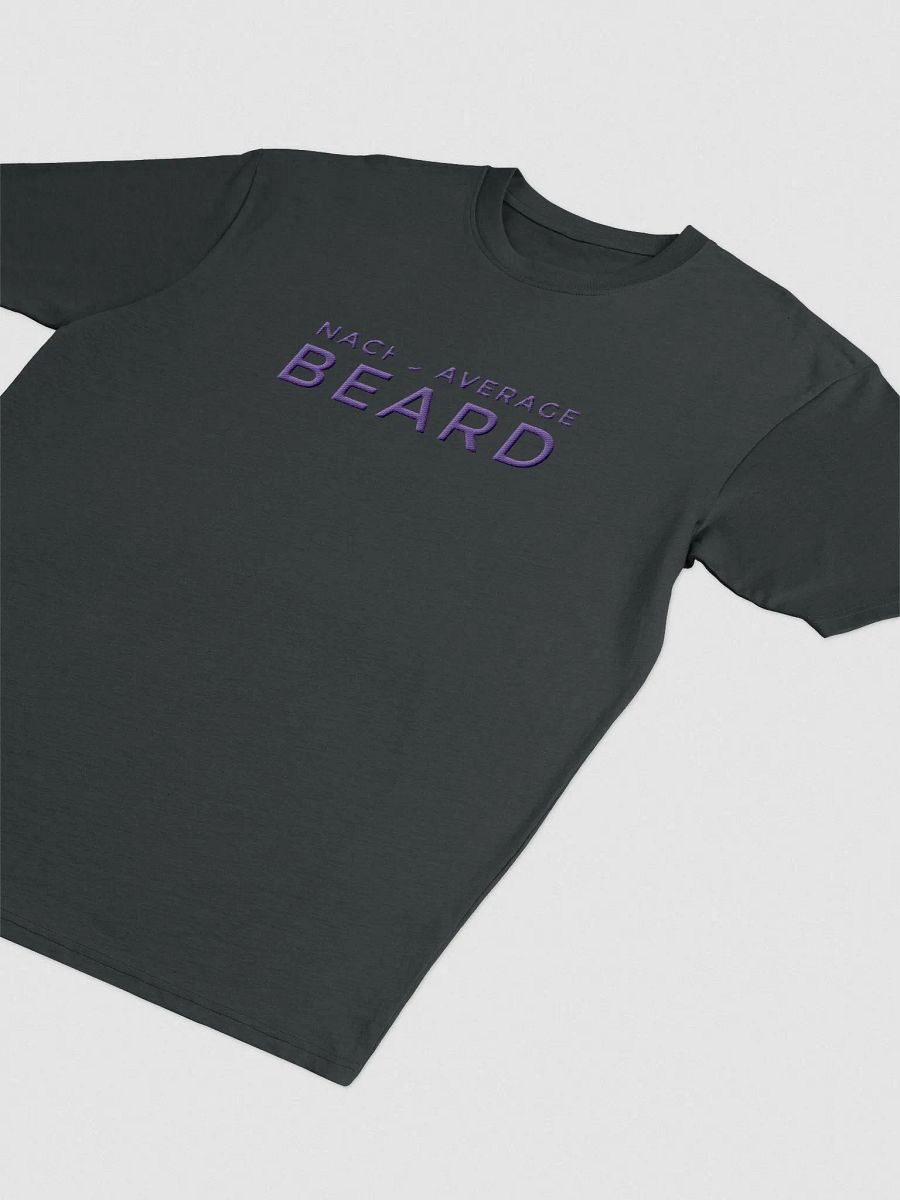 Men's Nacho Average Beard T-Shirt (Purple Embroidery) product image (6)
