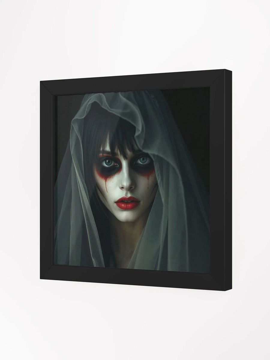 Veiled Gothic Beauty Framed Poster product image (38)