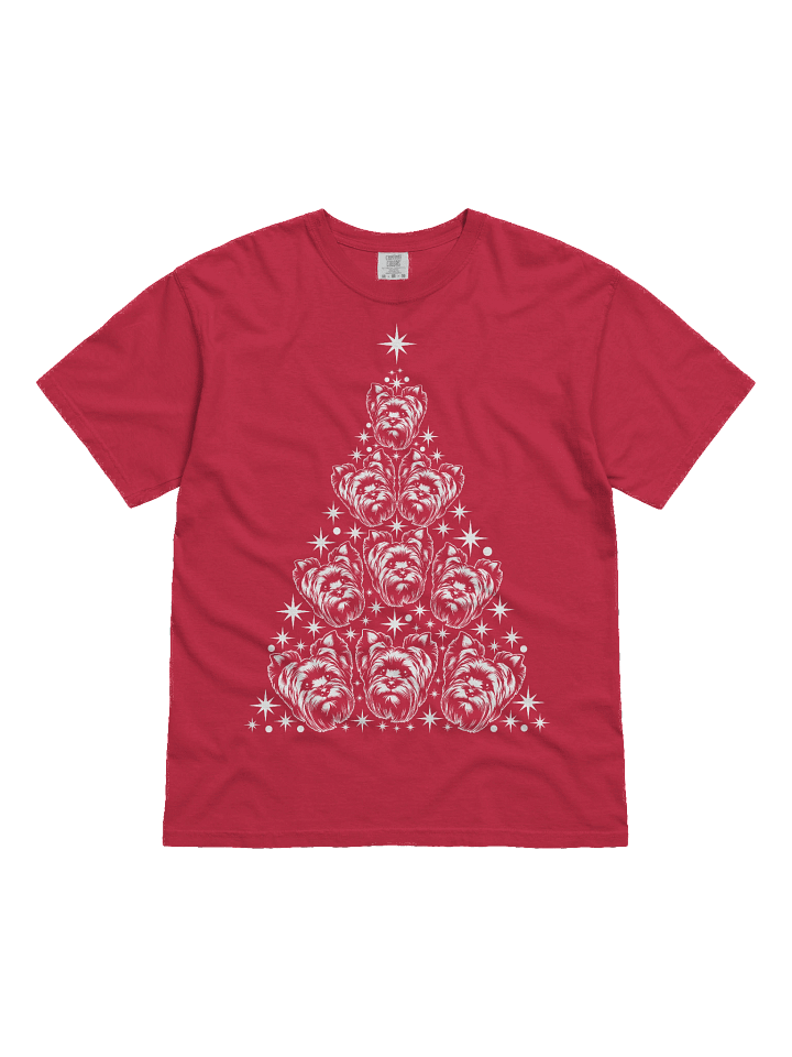Yorkshire Terrier Christmas Tree T-Shirt product image (31)